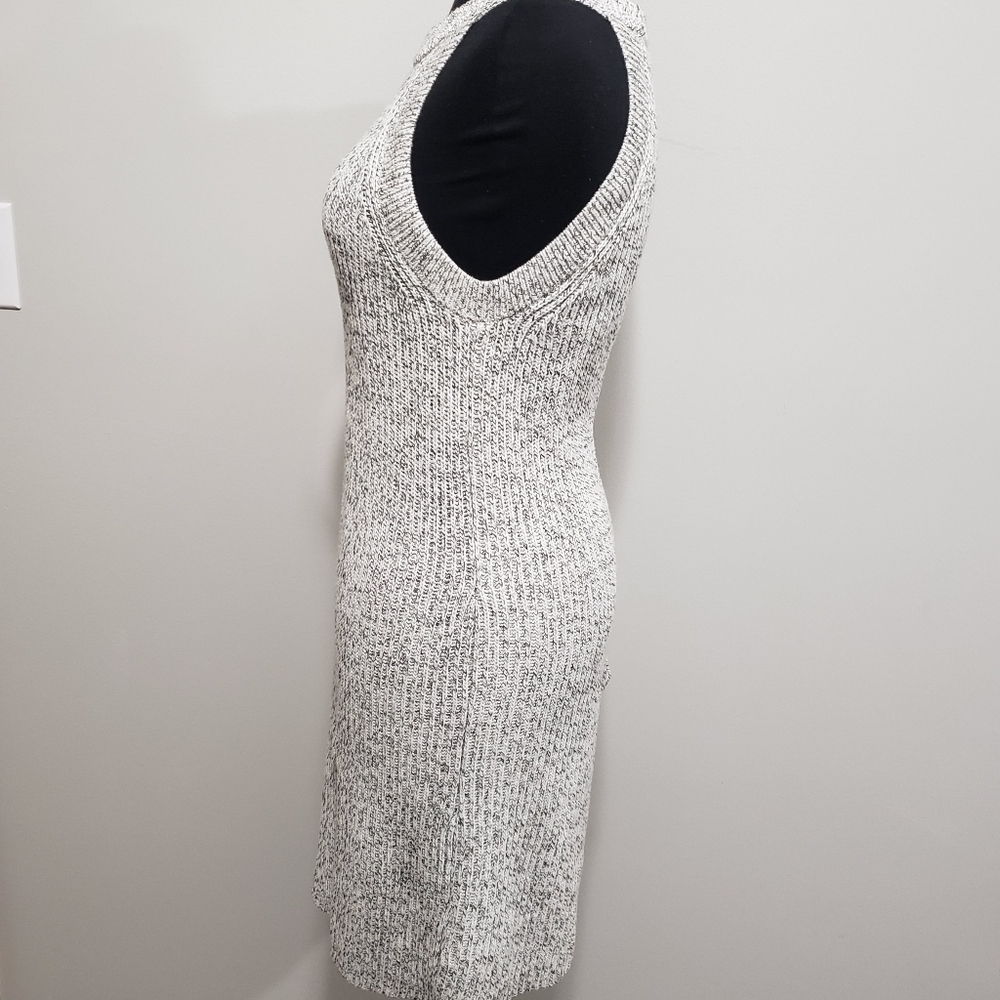 Madewell Gray Valley Pullover Crew Neck Sweater Woven Knit Tank Mini Dre… - Picture 7 of 10
